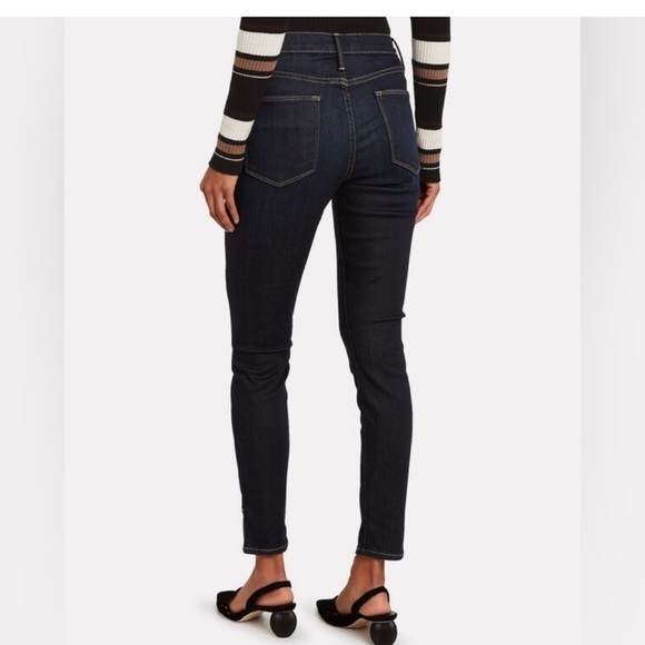 FRAME le high skinny slit hem in copa NWT size 29 - Picture 3 of 6